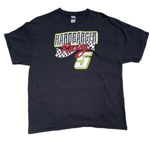 Hardbarger Racing Printed T-shirt  Gildan 100% Cotton XL Cars Auto